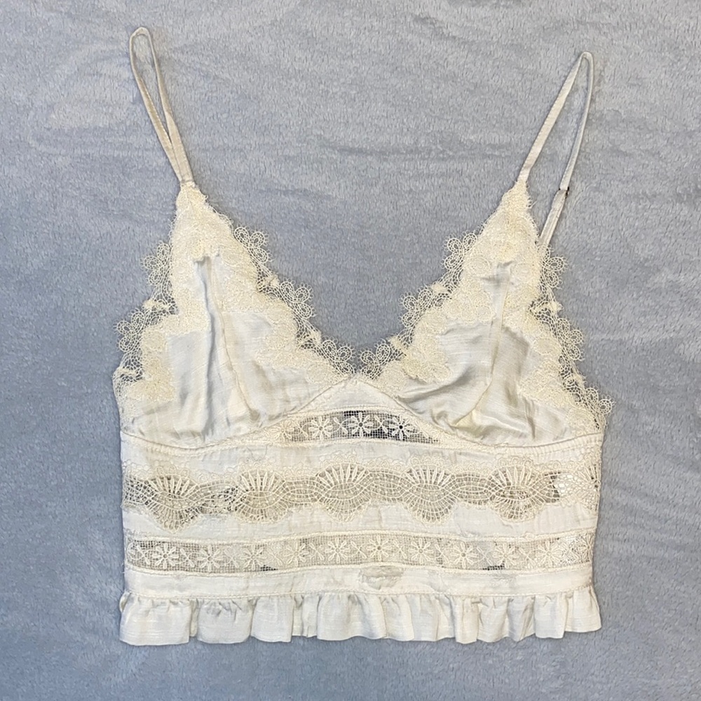 Zara Lace Cropped Cami